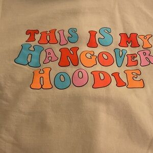 Beige Hangover HOODIE